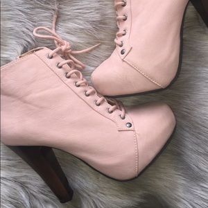 Pink booties!